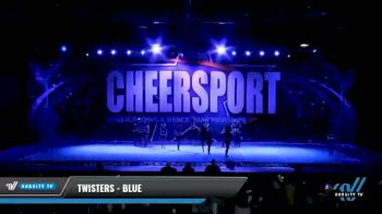 Twisters - Blue [2021 L2 Junior - Small - B Day 1] 2021 CHEERSPORT National Cheerleading Championship