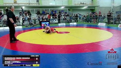 48kg Cons. Semi - Gurnishan Singh Ghangas, Independent WC vs Ryker Campbell, Kingston WC