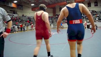 220 lbs Quarterfinal - Brody Ford, Heritage Hills vs Justus Dill, Gibson Southern