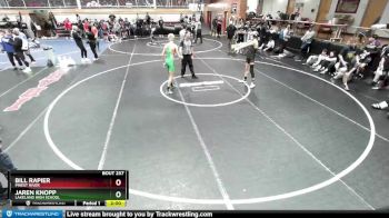 126 lbs Cons. Round 2 - Bill Rapier, Priest River vs Jaren Knopp, Lakeland High School