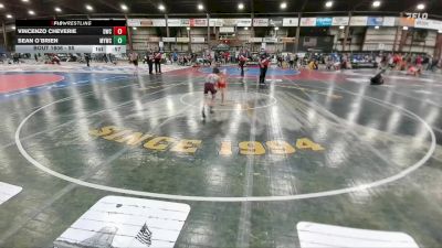 55 lbs Cons. Round 4 - Vincenzo Cheverie, Dickinson Wrestling Club vs Sean O`Brien, Madison Youth Wrestling Club