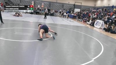 165 lbs Champ. Round 1 - Sasha Gonzalez Pineda, Chantilly vs Eva Mercantini, Hickory