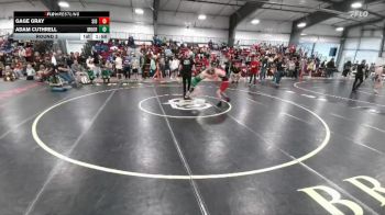 127-133 lbs Round 3 - Adam Cuthrell, Moorcroft vs Gage Gray, Sidney