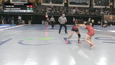110 lbs Round 1 - Erika Valdovinos, Northeast (AA) vs Kayra Gin, Montgomery Blair
