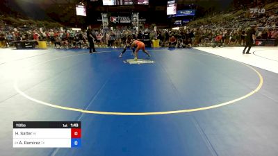 118 lbs Cons 32 #2 - Hepua Salter, HI vs Aniz Ramirez, TX