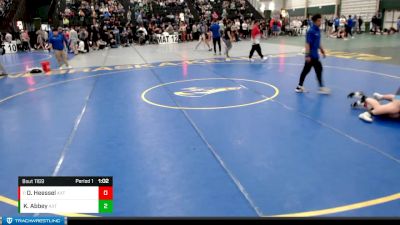 145-155 lbs Semifinal - Owen Heessel, Nebraska Titans vs Kade Abbey, Golden Eagles