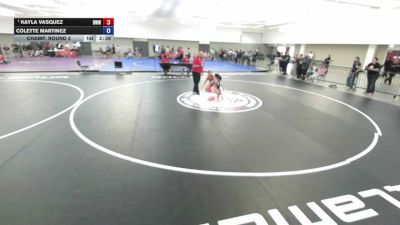 170 lbs Champ. Round 3 - Kayla Vasquez, Deep Waters Wrestling vs Colette Martinez