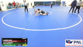 121 A Round 1 - Devin Bobzien, Poway Wrestling vs Lander Bosh, Sanderson Wrestling Academy