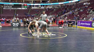 160 lbs Consi 1 - Sutton Stoner, Butler Area vs Klint Miller, ELCO