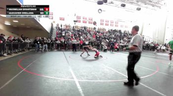 106 lbs Semifinal - Maximillian Shvartsman, Burlington vs Alexavier Orellana, Woburn