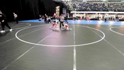 Girls 3rd-4th Grade - 71 3rd Place Match - Claire Christensen, Earlham Wrestling vs Paisley Stauber, Iowa