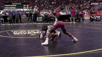 133 lbs First Round - Isaiah Jackson, Gettysburg vs Jack Campbell, Nazareth