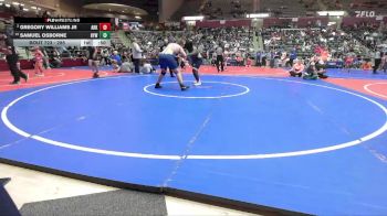 285 lbs Quarterfinal - Samuel Osborne, Harrison Youth Wrestling vs Gregory Williams Jr, Arkansas