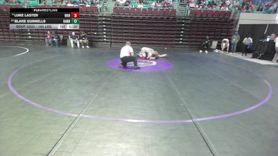 165 lbs Consi Of 8 #1 - Luke Laster, High Point Academy vs Blake Gunnells, Bamberg-Ehrhardt