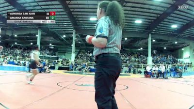 190 lbs Quarterfinal - Arianna Santana, Reed vs Aundrea San Juan, Desert Oasis