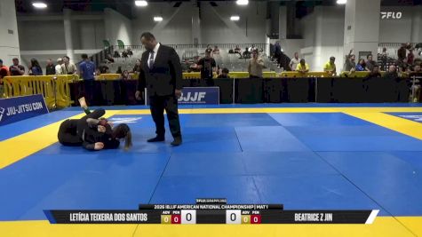 Beatrice Z Jin vs Letícia Teixeira Dos Santos 2026 American National IBJJF Jiu-Jitsu Championship