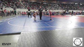 68 lbs Round Of 16 - Kol Burd, Weatherford Youth Wrestling vs Rivers Tahdooahnippah, Elgin Wrestling