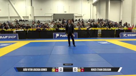 Renzo Ethan Cooligan vs João Vitor Louzada Gomes 2025 World IBJJF Jiu-Jitsu No-Gi Championship