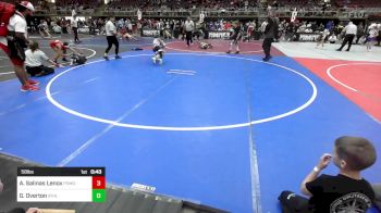 58 lbs Quarterfinal - Anthony Salinas Lenox, Pomona Elite vs Garrison Overton, Athlos Wrestling