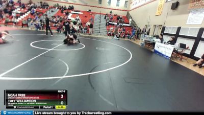 125 lbs Cons. Semi - Noah Free, Lake Stevens Wrestling Club vs Tuff Williamson, Franklin Pierce Cardinal Wrestling Club