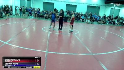149 lbs Placement Matches (8 Team) - Bane Metcalfe, Indiana vs Vedwin Nivas, New Jersey