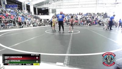 70 lbs Semifinal - Kroy Kirkpatrick, WTC vs Cruz Gonzalez, Bobcat