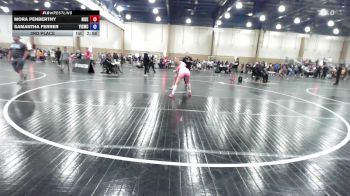 120 lbs 3rd Place - Mora Penberthy, Niceville Wrestling Academy vs Samantha Ferrer, Youth Impact Center Wrestling Club