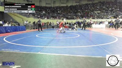 113 lbs Round Of 128 - Davis Klingenberg, Crossings Christian School vs Seth Johnson, Woodward Junior High