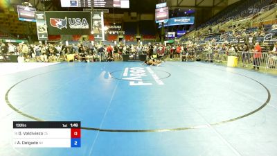 138 lbs Rnd Of 16 - Diego Valdiviezo, CA vs Anthony Delgado, NV