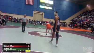 3 - 150 lbs Quarterfinal - Billy Tyler, Brentsville District vs Joshua Ray, Heritage (Newport News)