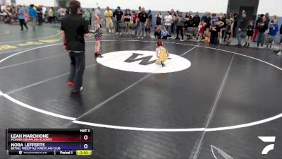 65 lbs Rr2 - Nora Lefferts, Bethel Freestyle Wrestling Club vs Leah Marchione, Pioneer Grappling Academy