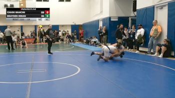 126 lbs Cons. Round 2 - Brayden Inman, Shawnee vs Chase Mancini, Council Rock North