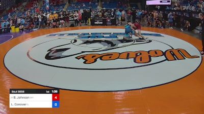 113 lbs Cons 128 #2 - Bentley Johnson, WY vs Logan Conover, IL