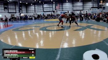 215 lbs Round 1 (3 Team) - Chris Brunson, SHENANDOAH VALLEY WRESTLING CLUB vs Xavier Nichols, HEADHUNTERS - BLACK