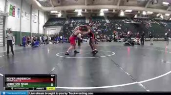 220 lbs Placement Matches (16 Team) - Christian Nash, Millard South vs Keifer Anderson, Broken Bow