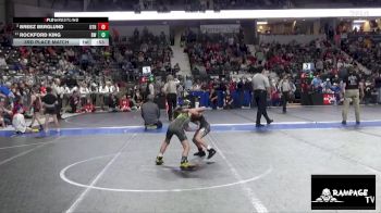 58 lbs 3rd Place Match - Rockford King, Bobcat WC vs Breez Berglund, U Town Hammers