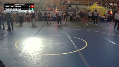 130 lbs Round 4 - Gabriel Barrows, No School vs Braxton Oglesby, Dayton Bandits