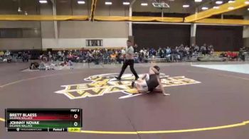 125 lbs 3rd Place Match - Brett Blaess, Baldwin Wallace vs Johnny Novak, Baldwin Wallace