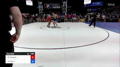 150 lbs Cons 8 #2 - Daniel Acosta, TX vs Ryker Cox, NY