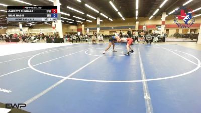 113 lbs 3rd Place - Garrett Runhaar, 3F Wrestling vs Bilal Habib, Grind House Wrestling Academy