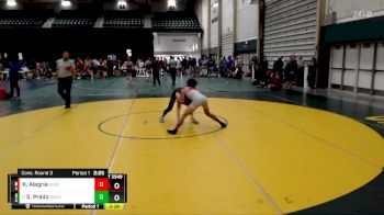 125 lbs Cons. Round 3 - Saoul Prado, Baker (Kan.) vs Kamron Alegria, Western Wyoming College