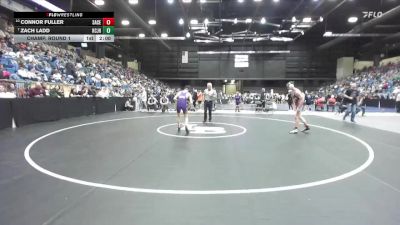 120 lbs Champ. Round 1 - Zach Ladd, Kansas City - JC Harmon HS vs Connor Fuller, Salina-Central
