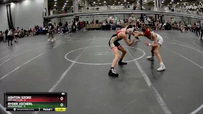 88 lbs Round 3 (4 Team) - Ashton Szoke, Grit Mat Club vs Ryder Ascherl, Headhunters