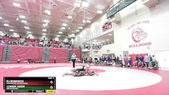 175 lbs Champ. Round 1 - Rj Robinson, Flossmoor (Homewood) vs Corbin Aiken, Brownsburg