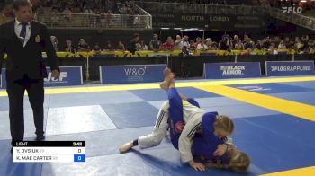 YEVHENIIA OVSIUK vs KIERA MAE CARTER 2024 Pan Kids Jiu-Jitsu IBJJF Championship