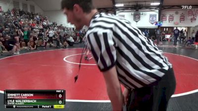 Bracket 11 lbs Semifinal - Emmett Carson, Davis County Elite vs Lyle Walderbach, Empire Academy