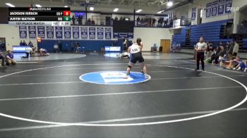 285 lbs 1st Place Match - Justin Matson, University Of Dubuque vs Jackson Kirsch, Wisconsin-Platteville