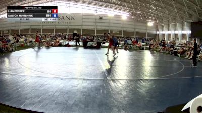 157 lbs Liam Weber, Iowa Blue vs Dalton Humeniuk, Minnesota Blue