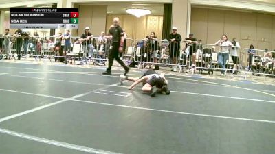 62 lbs 2nd Place - Nolan Dickinson, Swarm WC vs Noa Keil, Shootbox WC