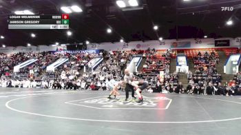 132 lbs Semifinals (8 Team) - Jamison Gregory, Detroit Catholic Central vs Logan Welmerink, Rockford